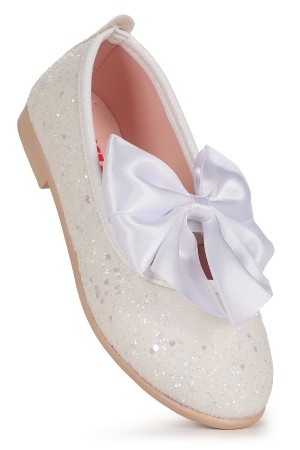 KİKO KİDS TARİ CAM KIRIĞI FİYONK LASTİKLİ KIZ ÇOCUK BABET AYAKKABI