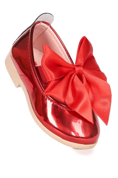 KİKO KİDS TARİ AYNA FİYONK LASTİKLİ KIZ BEBEK BABET AYAKKABI