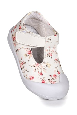 KİKO KİDS FLOWER CIRTLI KIZ BEBEK İLK ADIM PANDUF AYAKKABI