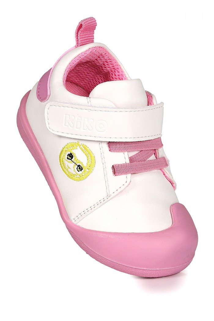 KİKO KİDS SMİLE CIRTLI KIZ BEBEK İLK ADIM PANDUF AYAKKABI