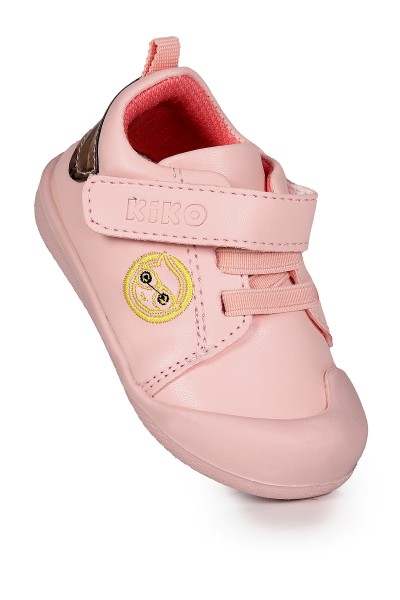 KİKO KİDS SMİLE CIRTLI KIZ BEBEK İLK ADIM PANDUF AYAKKABI