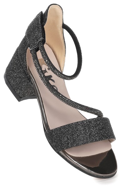 KİKO KİDS PİSAR KUM SİMLİ GÜNLÜK KIZ ÇOCUK 4 CM TOPUKLU SANDALET ABİYE AYAKKABI