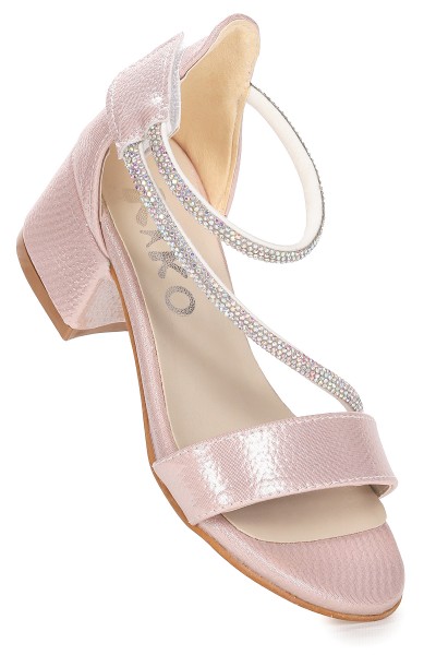 KİKO KİDS PİSAR VAKKO GÜNLÜK KIZ ÇOCUK 4 CM TOPUKLU SANDALET ABİYE AYAKKABI